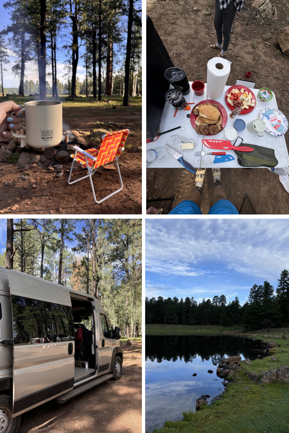 photos of hawley lake campground in arizona