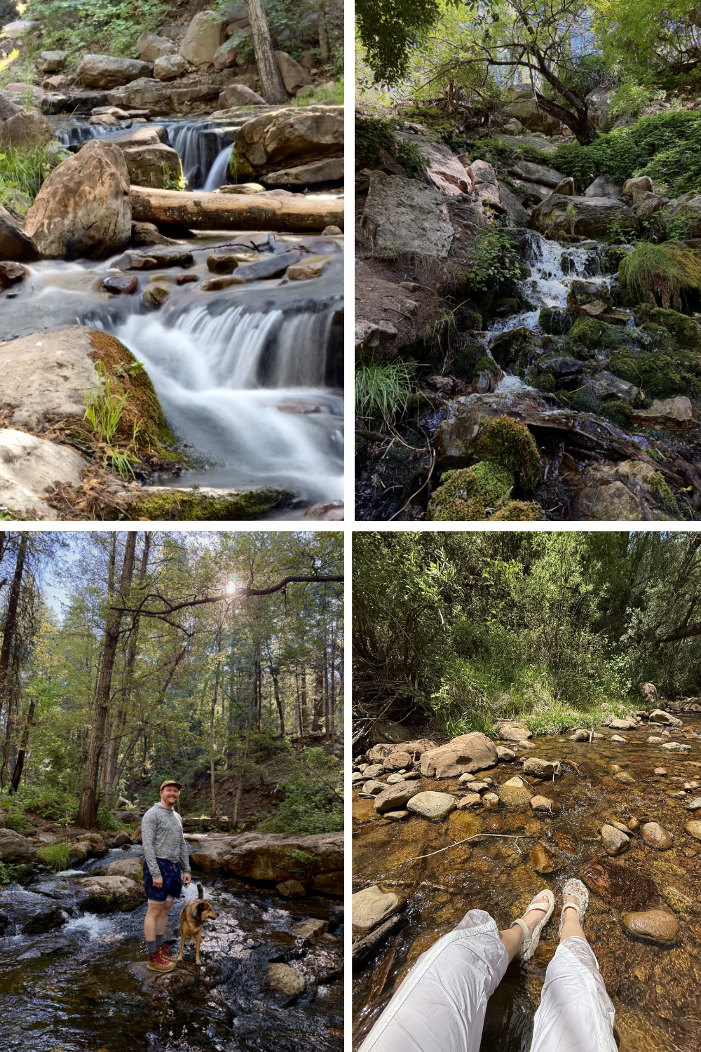 photos of tonto creek/ horton springs in arizona
