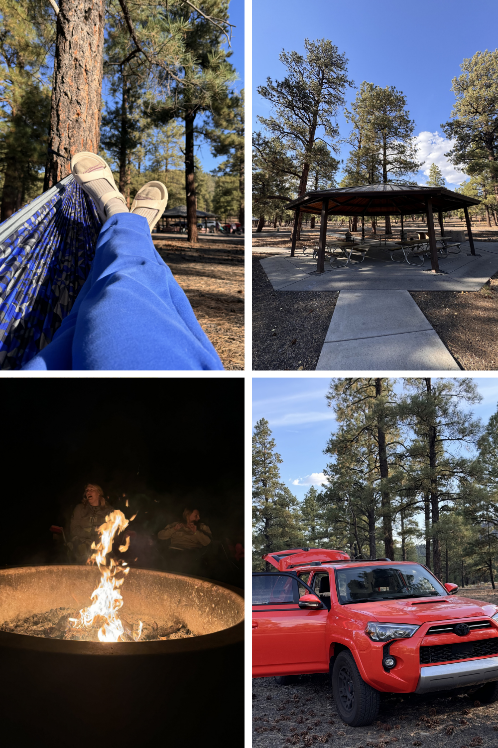 photos of developed camping in flagstaff