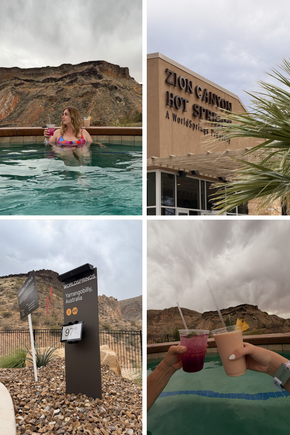 photos of zion hot springs