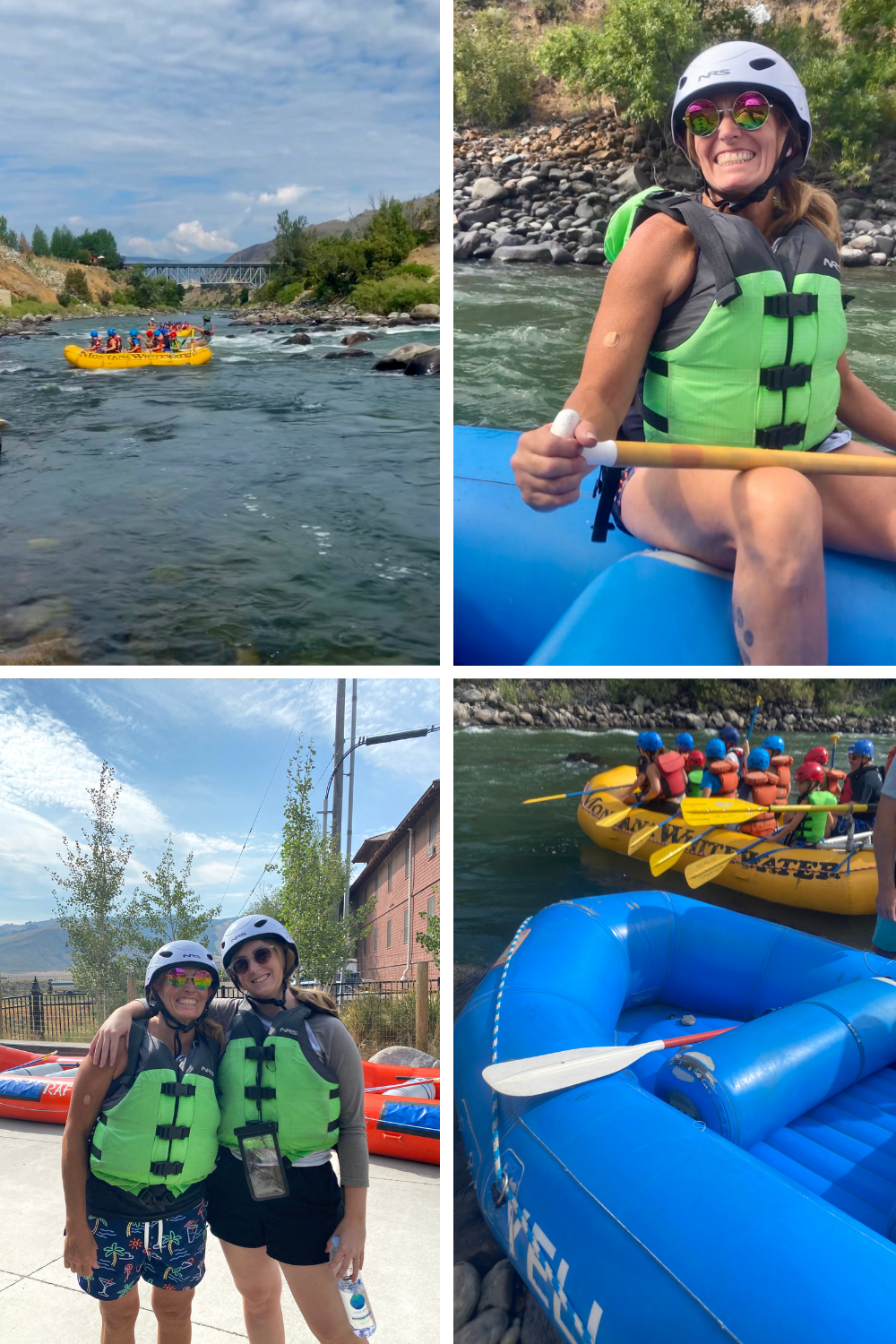 photos of whitewater rafting in Yellowstone