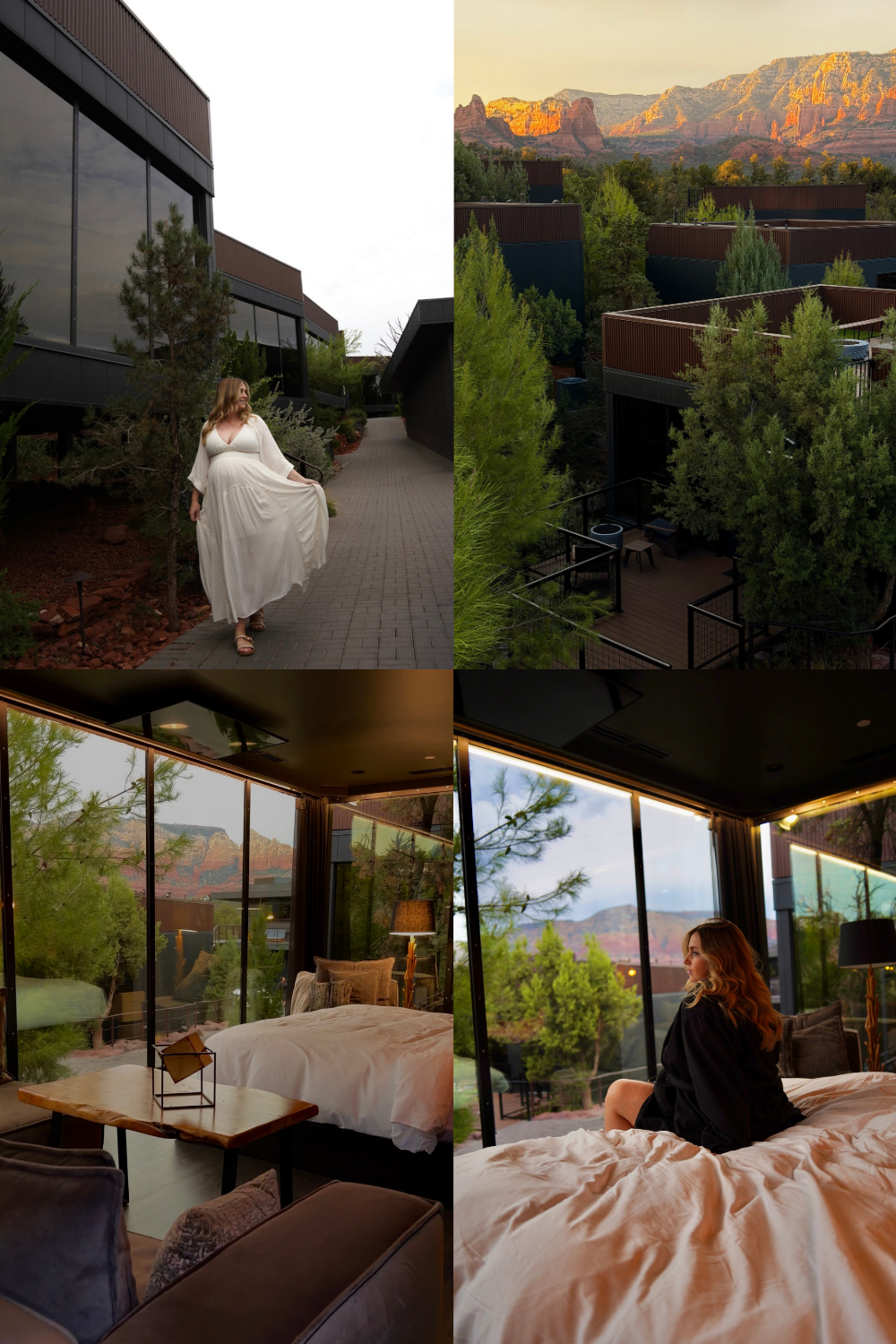 collage of photos of ambiente sedona